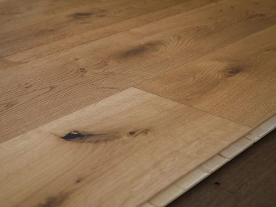 Nylagt klickgolv vid renovering